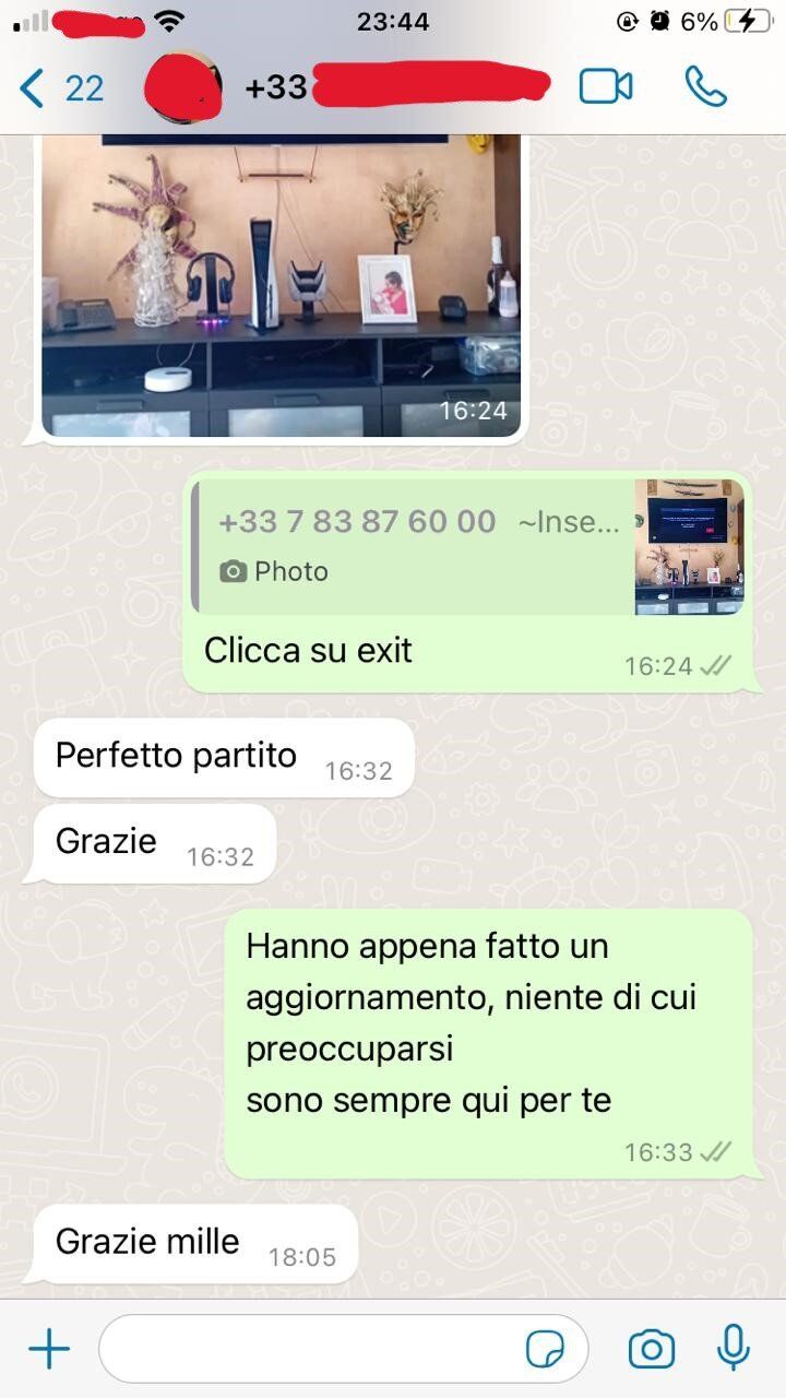 Nartiel8K IPTV customer testimonial - WhatsApp message from a satisfied UK subscriber